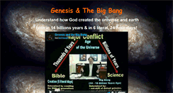 Desktop Screenshot of genesisbigbang.com